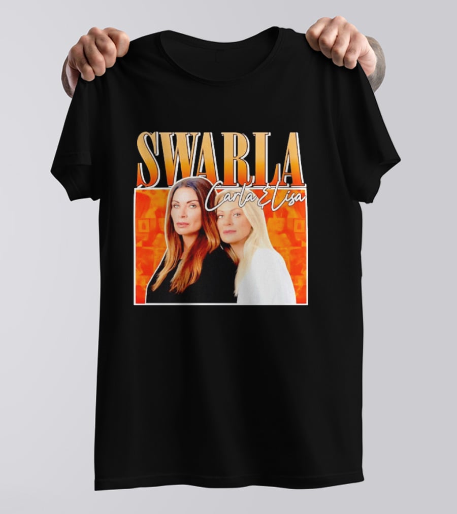Swarla Carla And Lisa Iconic Orange T-Shirt