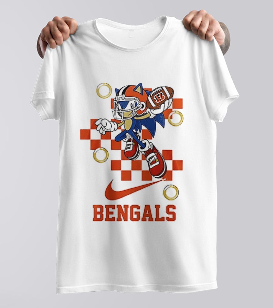 Cincinnati Bengals Sonic Football Collaboration T-Shirt