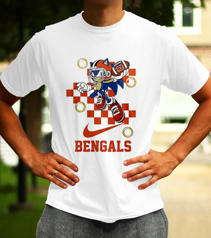 Cincinnati Bengals Sonic Football Collaboration T-Shirt