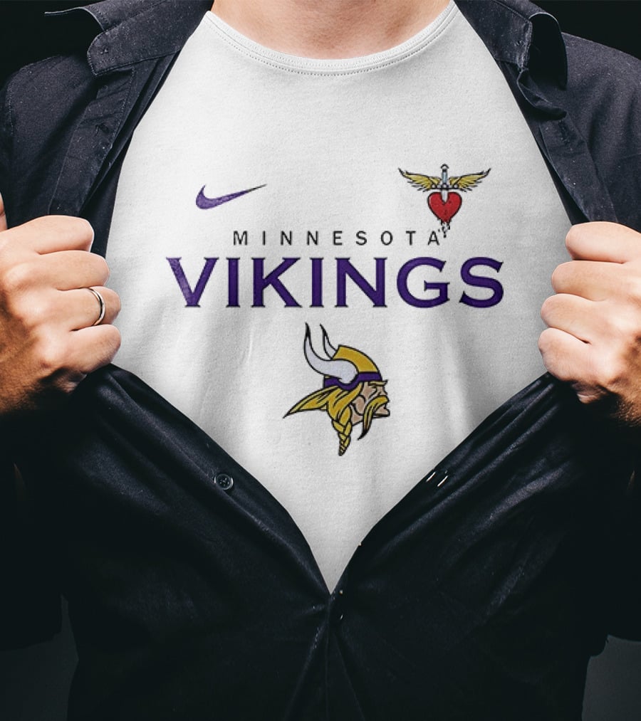 Bon Jovi It's My Life Minnesota Vikings Nike Collaboration T-Shirt