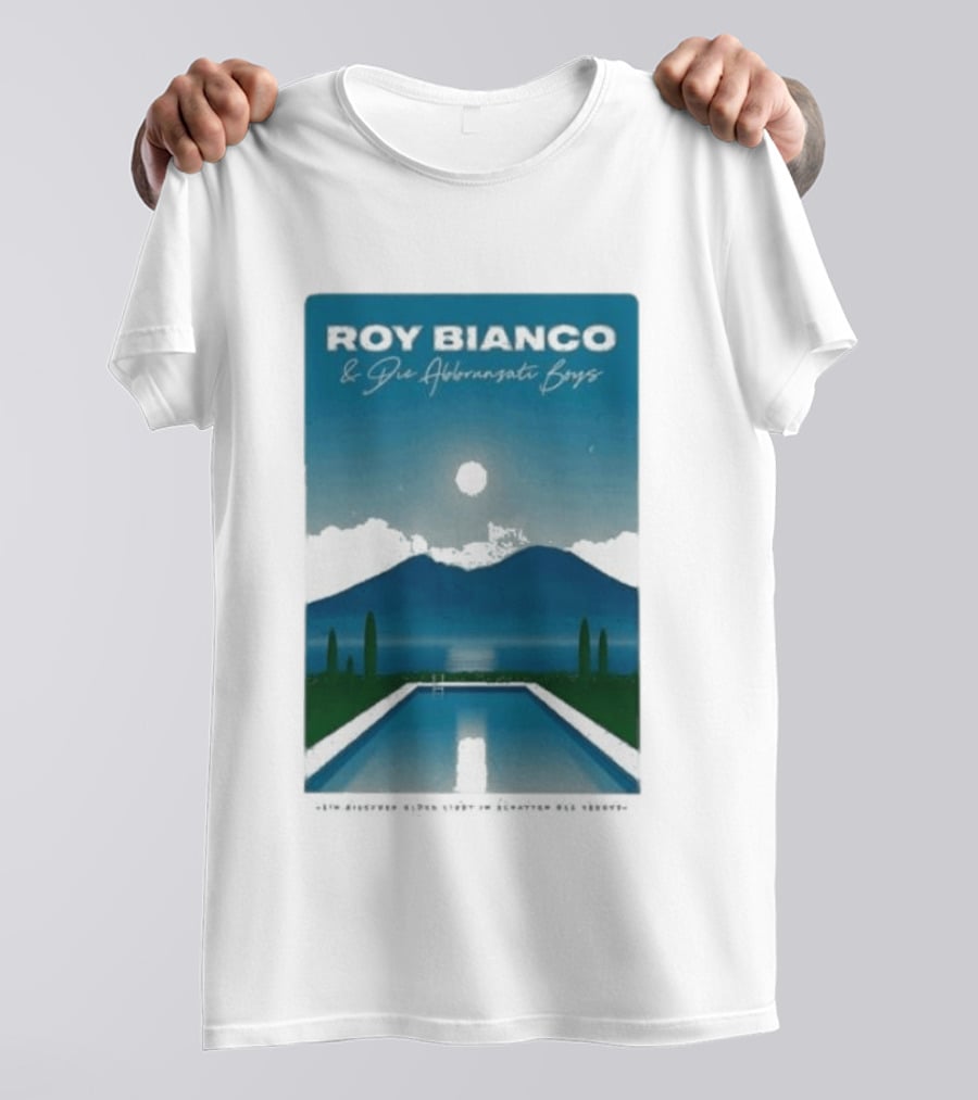 Roy Bianco & Die Abbrunzati Boys Tour 2024 Poolside Paradise Moonlit Mountain T-Shirt