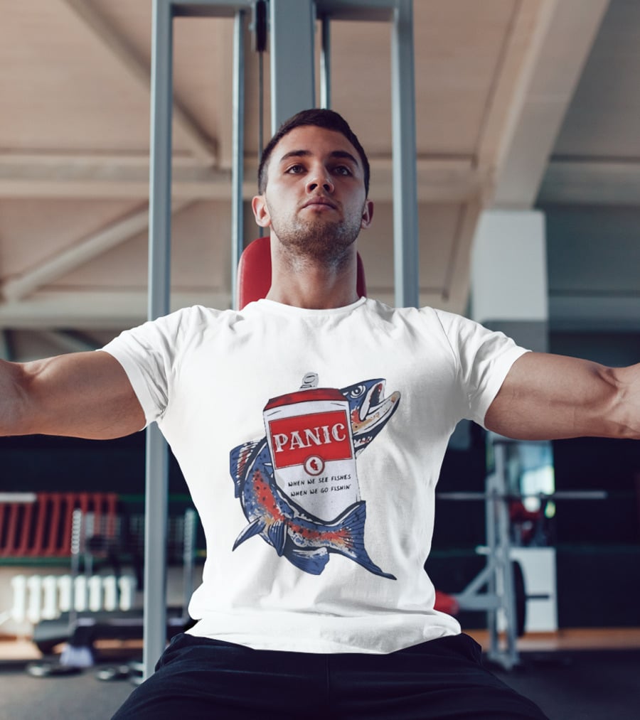 Widespread Panic When We See Fishes Go Fishin' WSMFP Fishing Lot T-Shirt