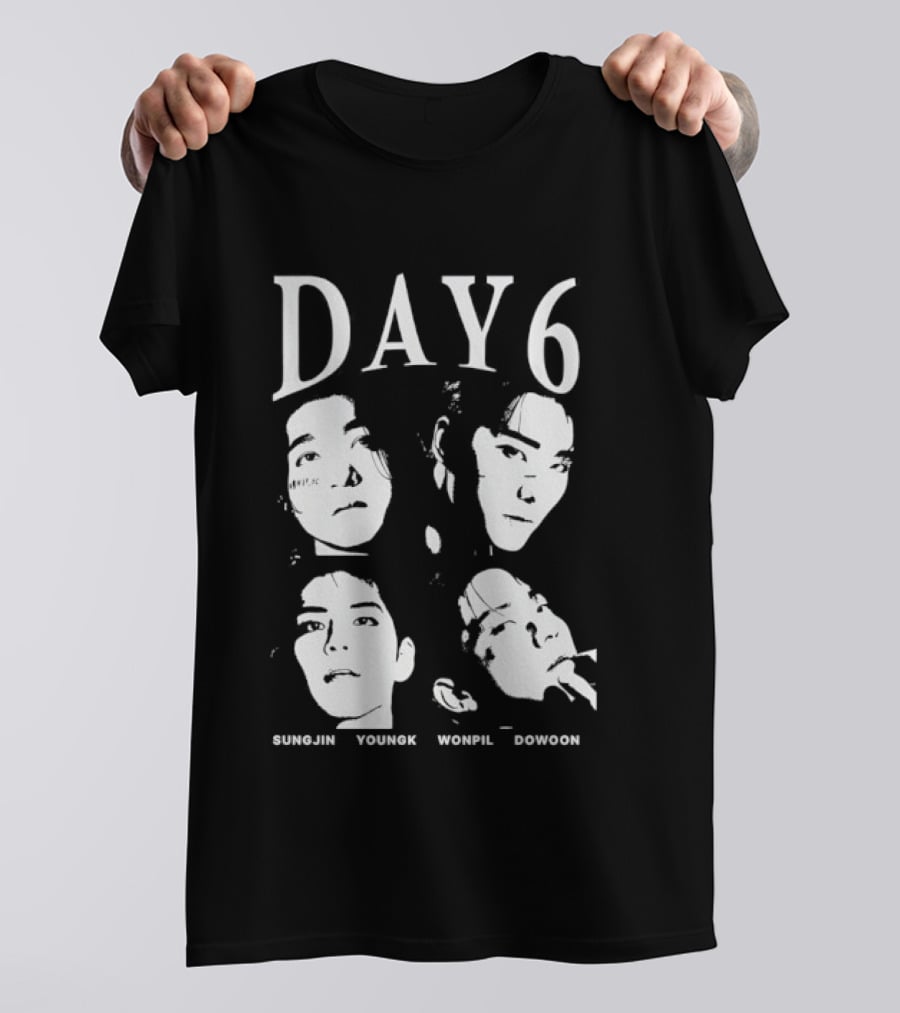 Day6 Sungjin Youngk Wonpil Dowoon Band Members T-Shirt