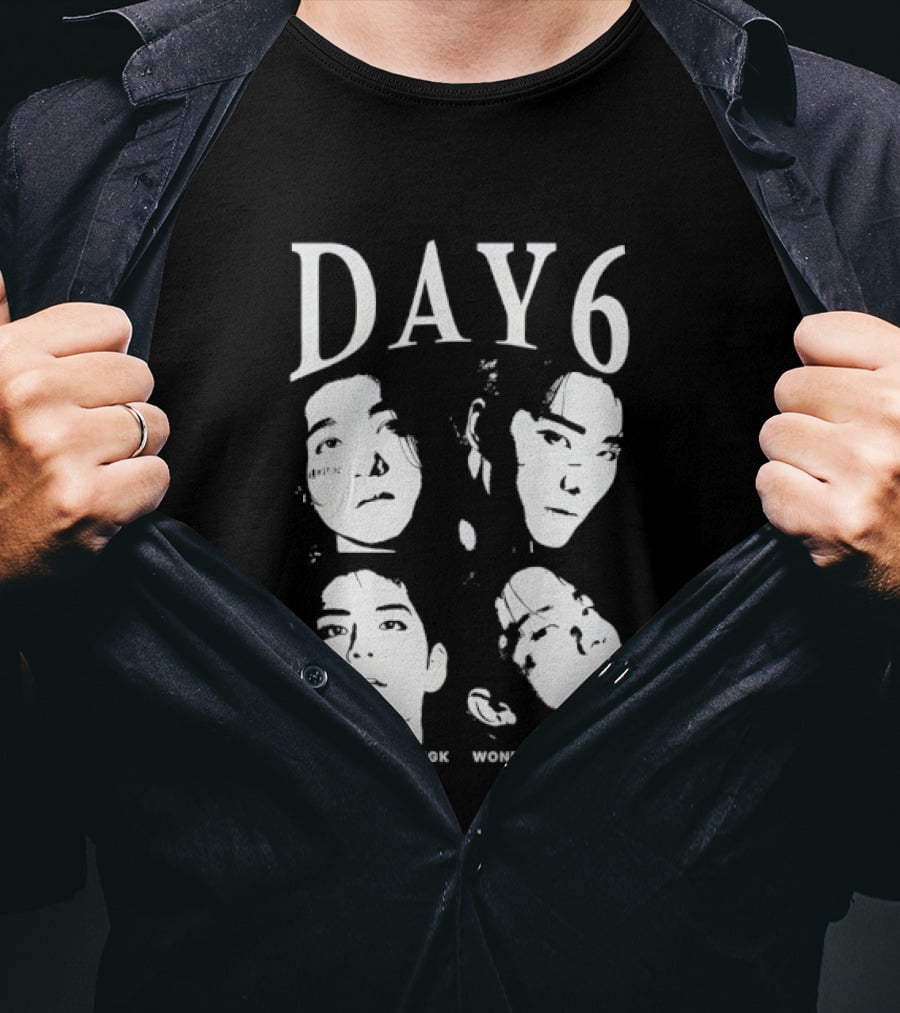 Day6 Sungjin Youngk Wonpil Dowoon Band Members T-Shirt