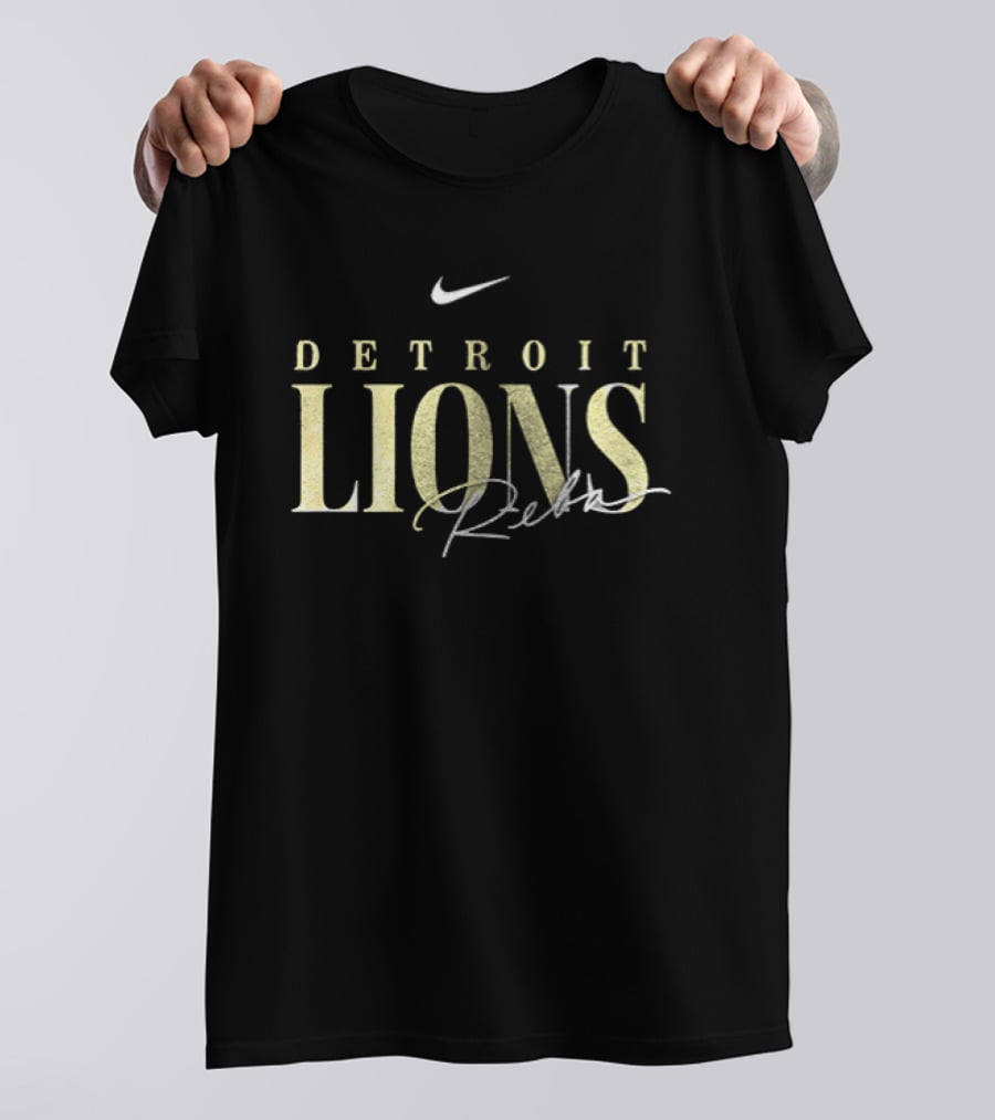Detroit Lions Reba Nike The Queen The Myth The Legend T-Shirt