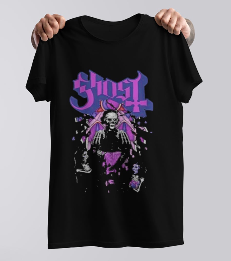 Ghost Reassembled Faith Tour Symbolic Skeleton T-Shirt