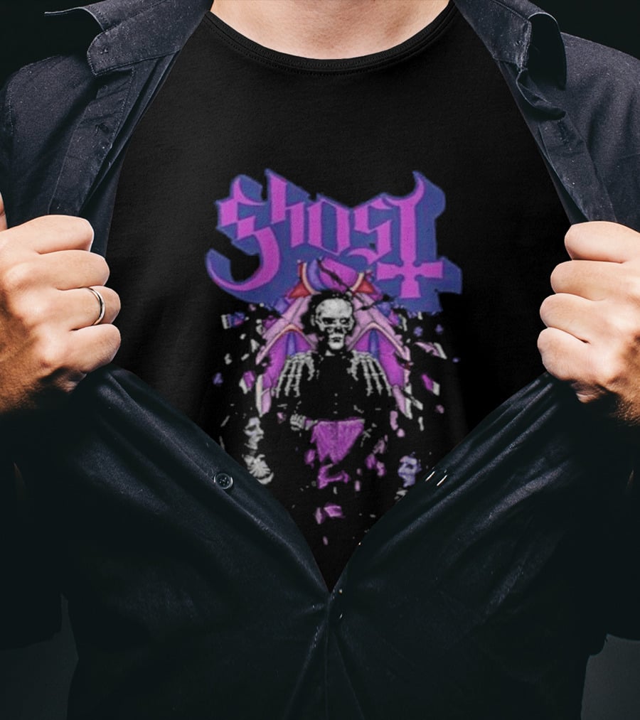 Ghost Reassembled Faith Tour Symbolic Skeleton T-Shirt