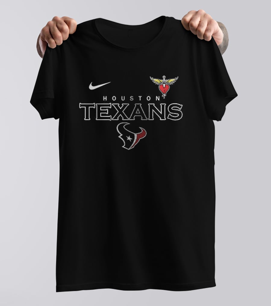 Houston Texans Bon Jovi It's My Life Nike Team Collaboration T-Shirt