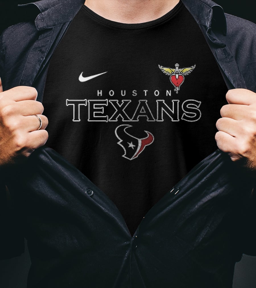 Houston Texans Bon Jovi It's My Life Nike Team Collaboration T-Shirt