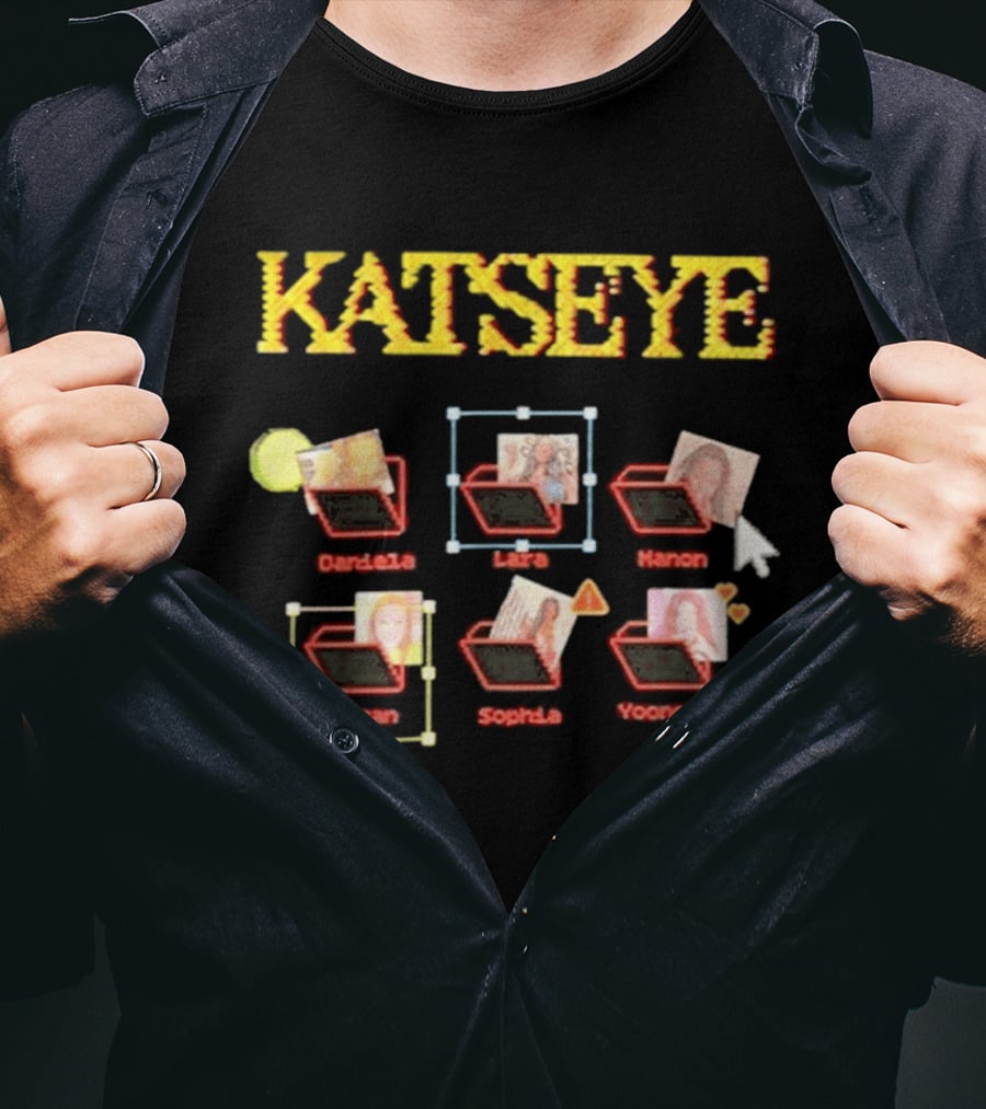 Katseye Internet Girl Darci Alexa Mignon Megan Sophia Yoonchae T-Shirt