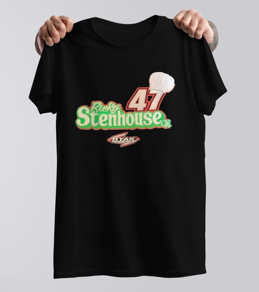 Ricky Stenhouse Jr 47 Hyak Motorsports Chef Hat T-Shirt