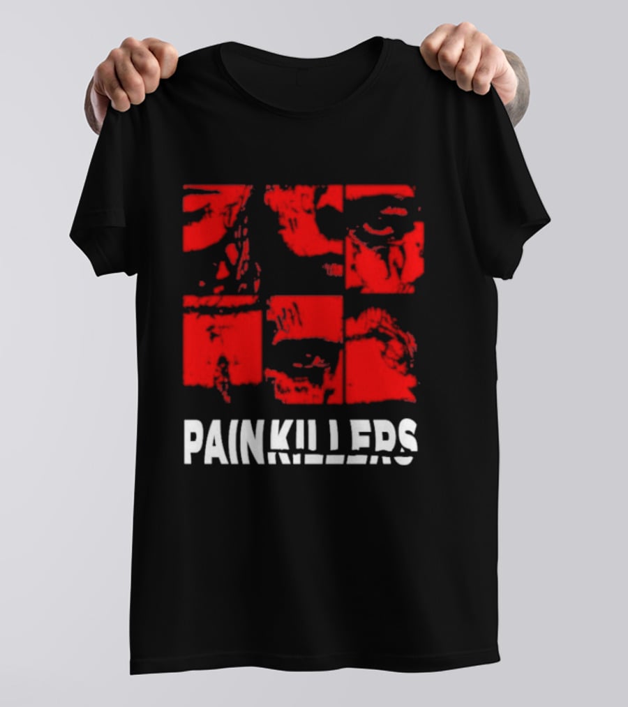 Yzo And Ptk Painkillers Eye Red Faces T-Shirt