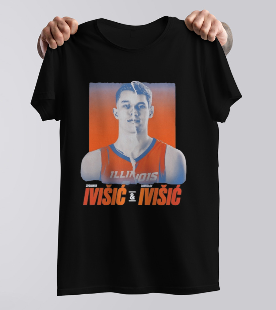 Illinois Fighting Illini Ivisic Basketball T-Shirt
