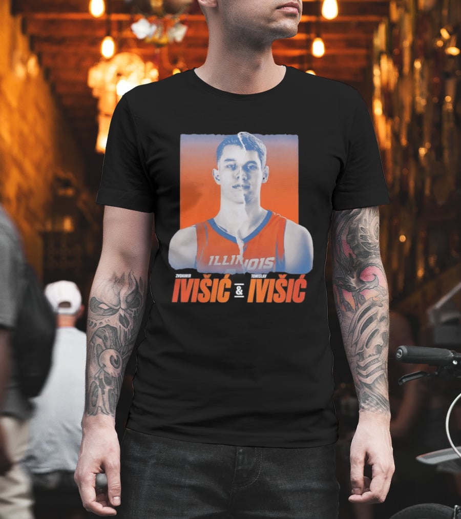 Illinois Fighting Illini Ivisic Basketball T-Shirt