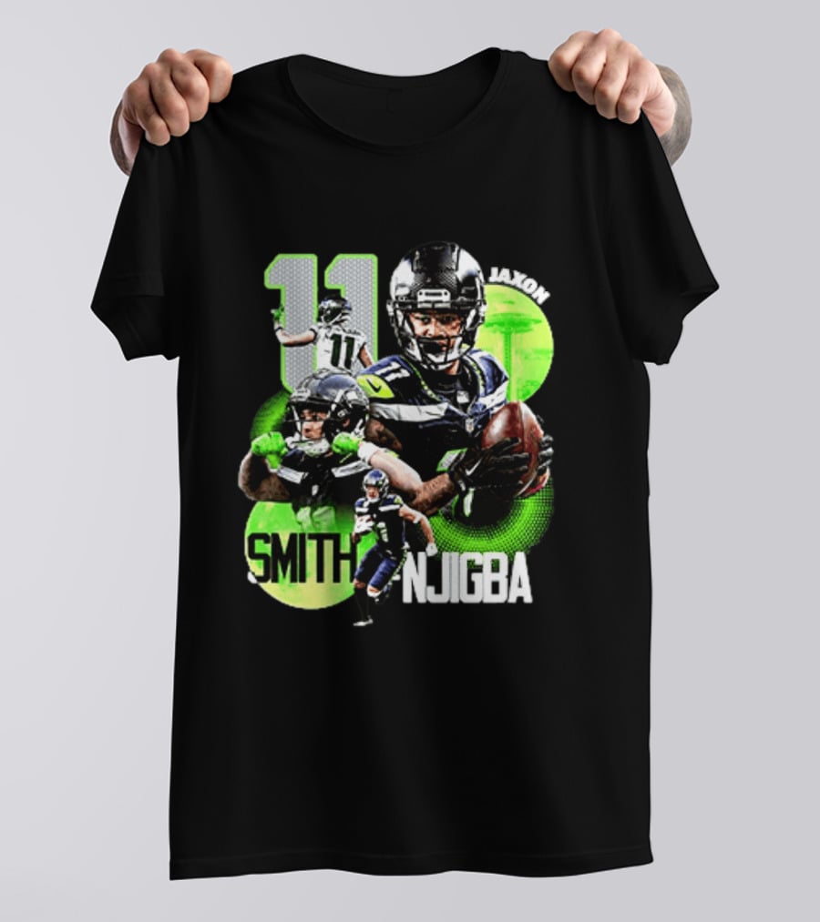 Jaxon Smith Njigba Seahawks Number 11 Football Player T-Shirt