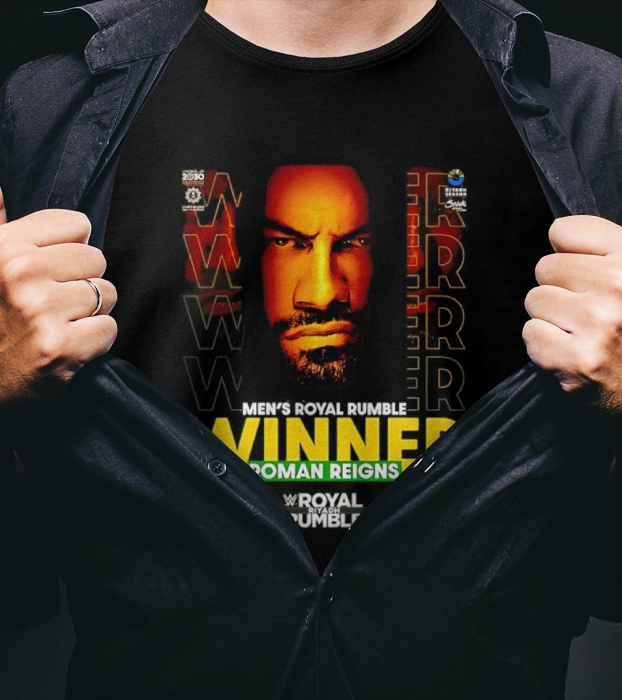 Roman Reigns WWE Winner Royal Rumble Riyadh 2026 T-Shirt
