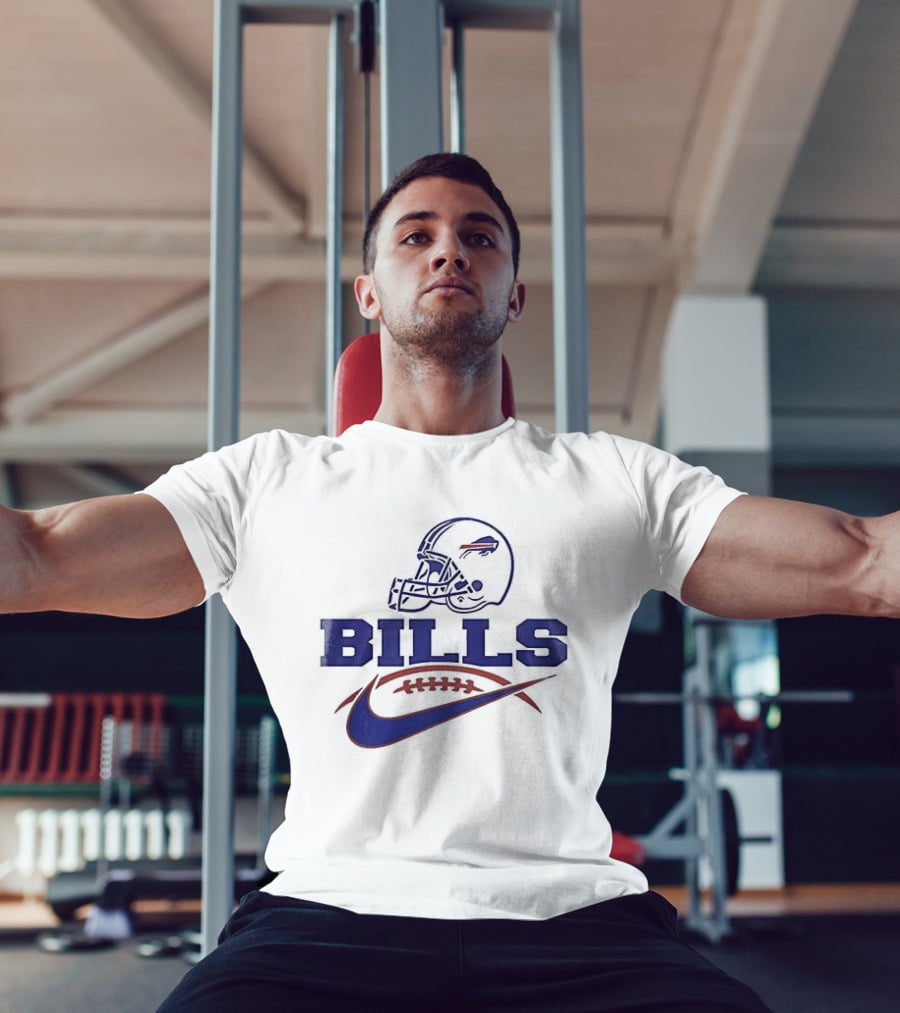 Buffalo Bills Helmet Football Sports Fan Gear T-Shirt
