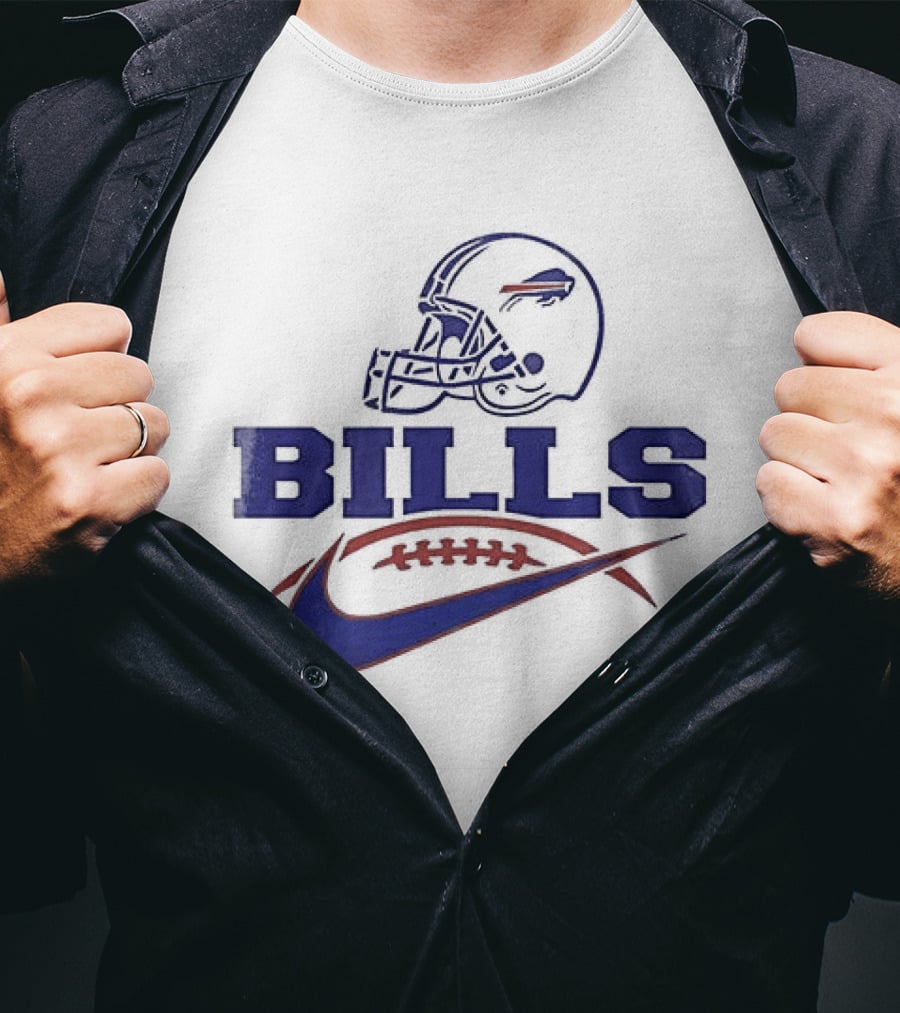 Buffalo Bills Helmet Football Sports Fan Gear T-Shirt