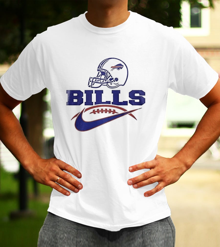 Buffalo Bills Helmet Football Sports Fan Gear T-Shirt