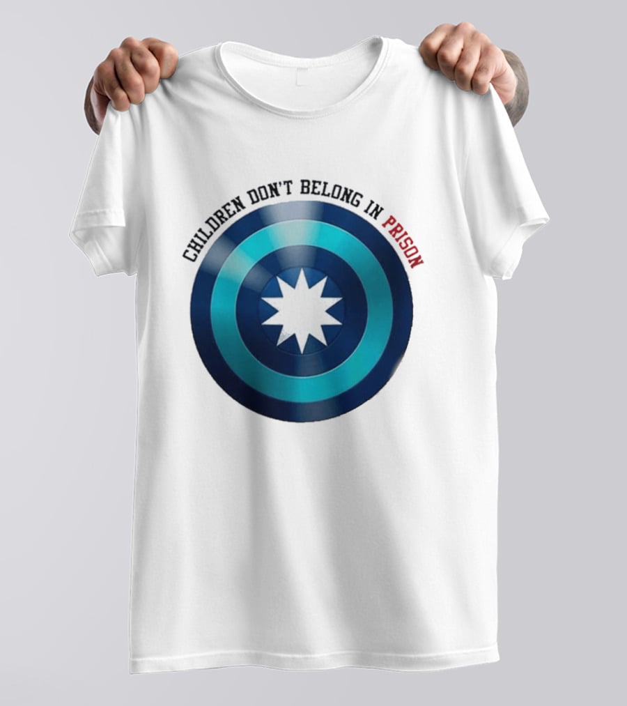 Children Don't Belong In Prison Minnesota Shield Abolish ICE T-Shirt