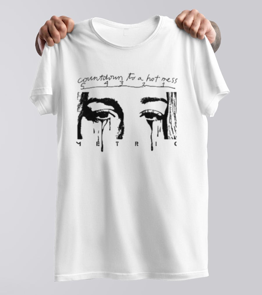 Victim Of Luck Countdown To A Hot Mess Metric T-Shirt