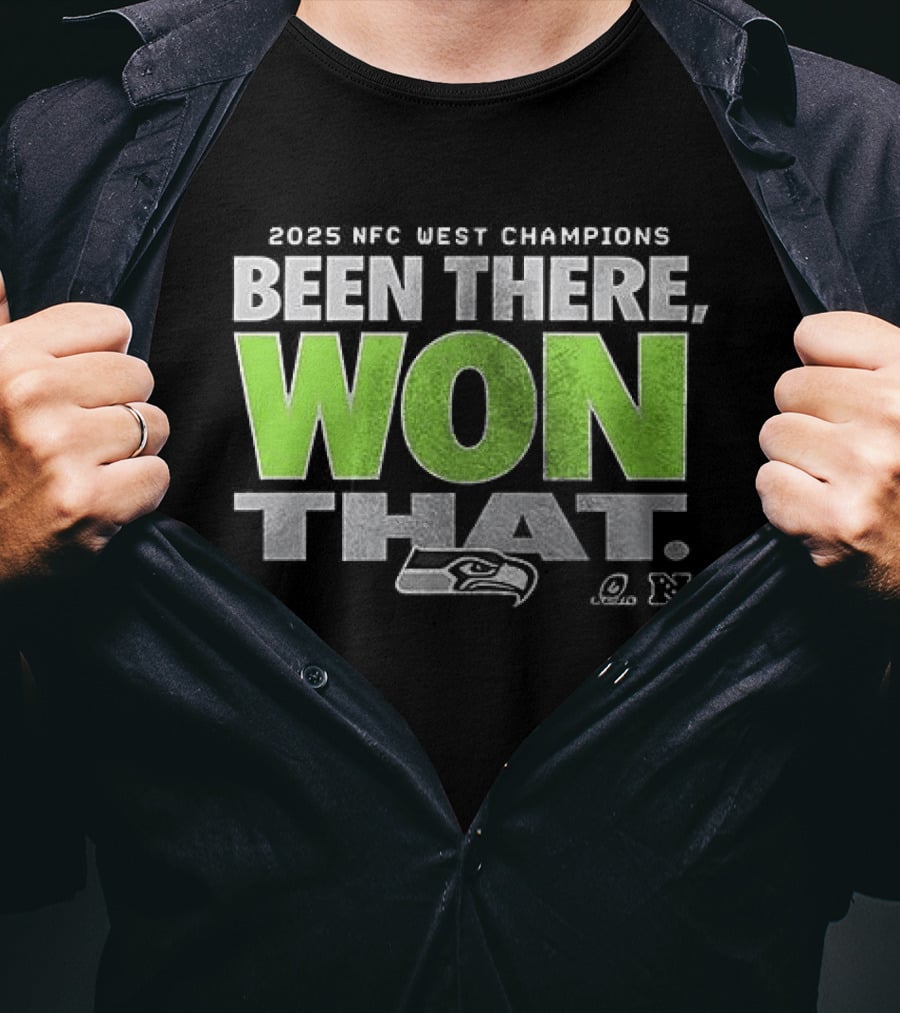 Seattle Seahawks NFC West Champions Been There Won That T-Shirt