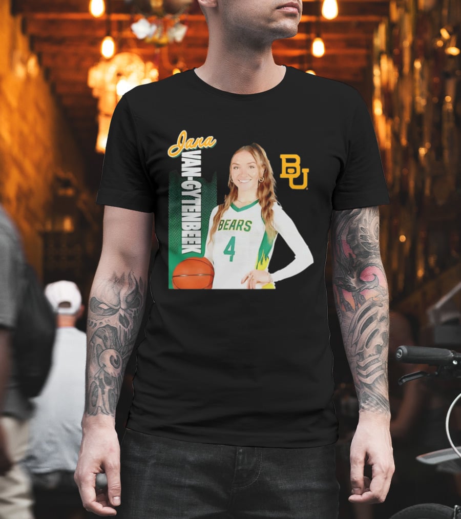 Jana Van Gytenbeek Baylor Bears NCAA Basketball BU T-Shirt