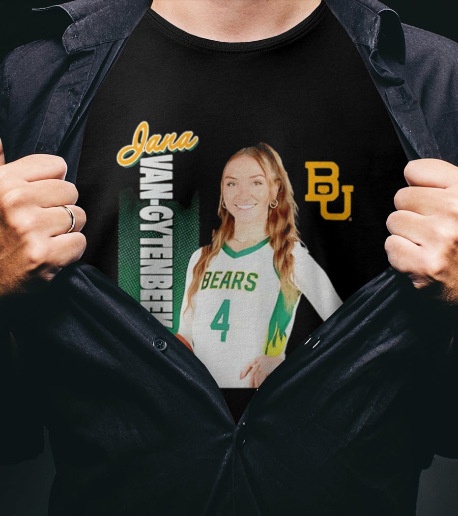 Jana Van Gytenbeek Baylor Bears NCAA Basketball BU T-Shirt