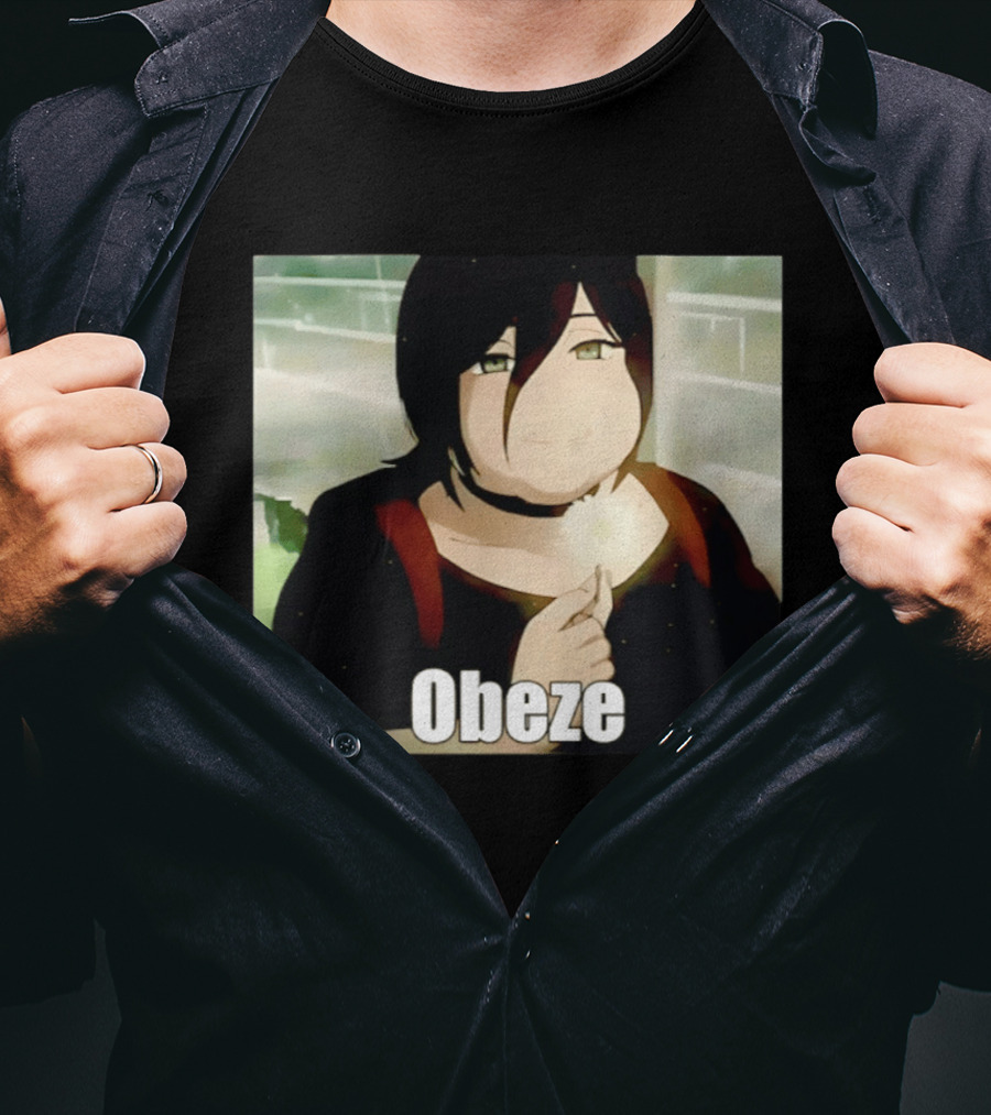 Obese Reze Reze Arc Anime Character Meme T-Shirt