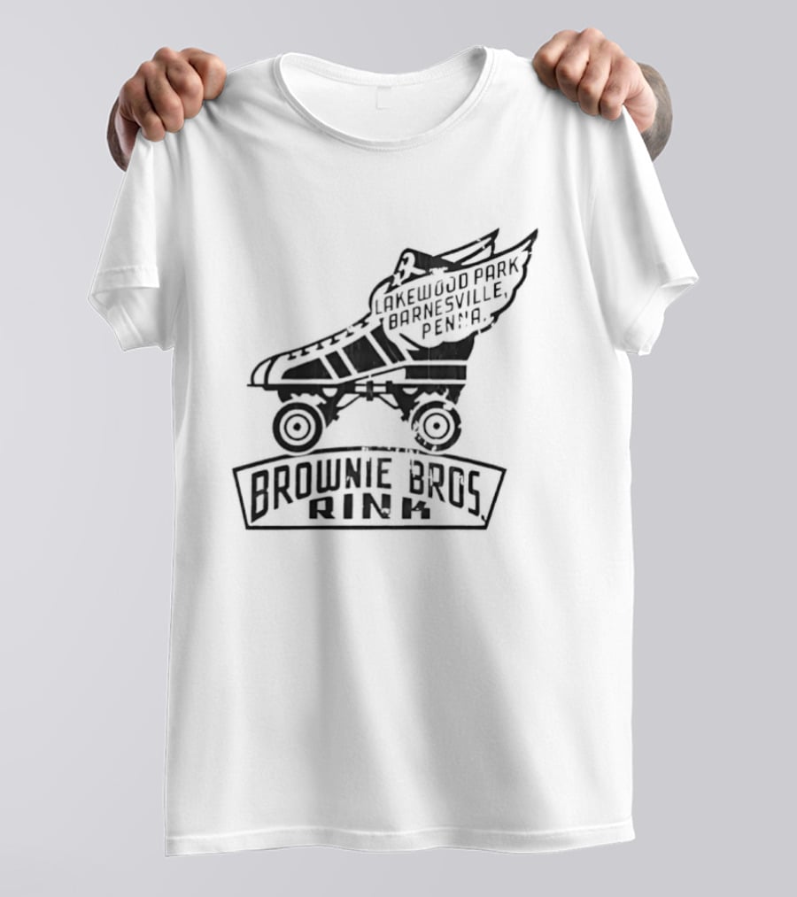 Brownie Bros Rink Lakewood Park Barnesville Pennsylvania Skate Roller T-Shirt