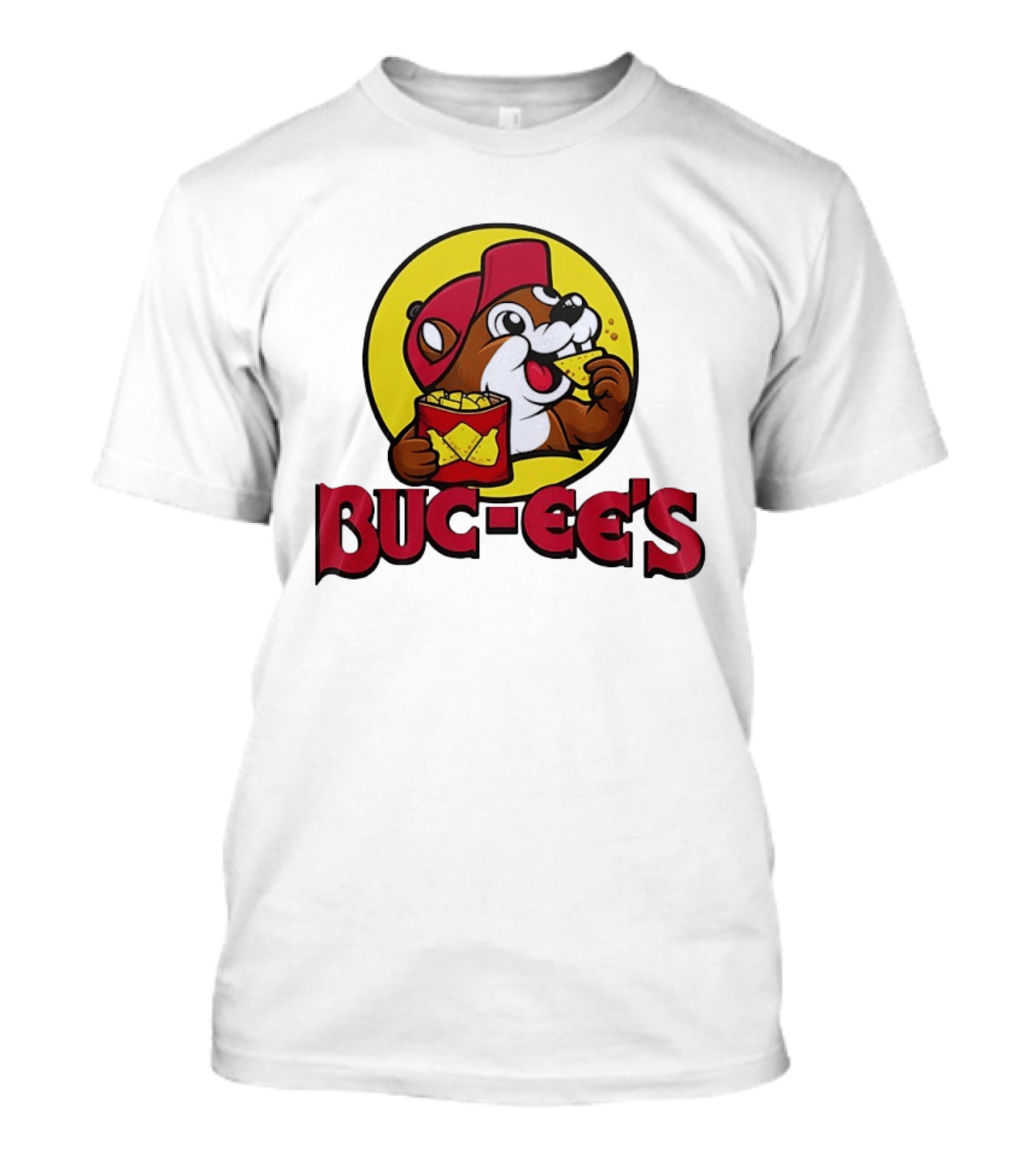 Buc Ee's Beaver Eating Snack T-Shirt