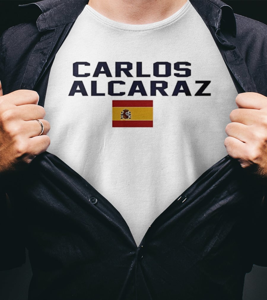 Carlos Alcaraz Spanish Flag T-Shirt
