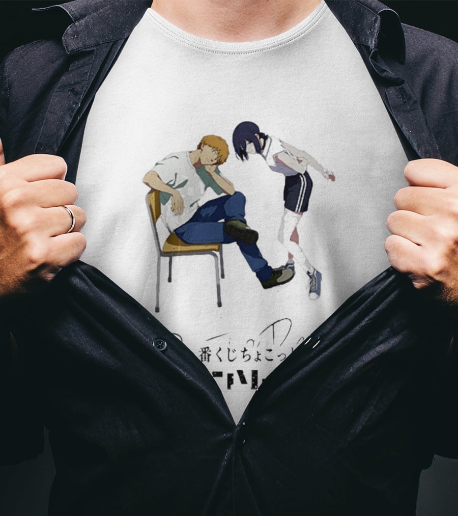 Chainsaw Man Denji X Reze Anime Scene T-Shirt