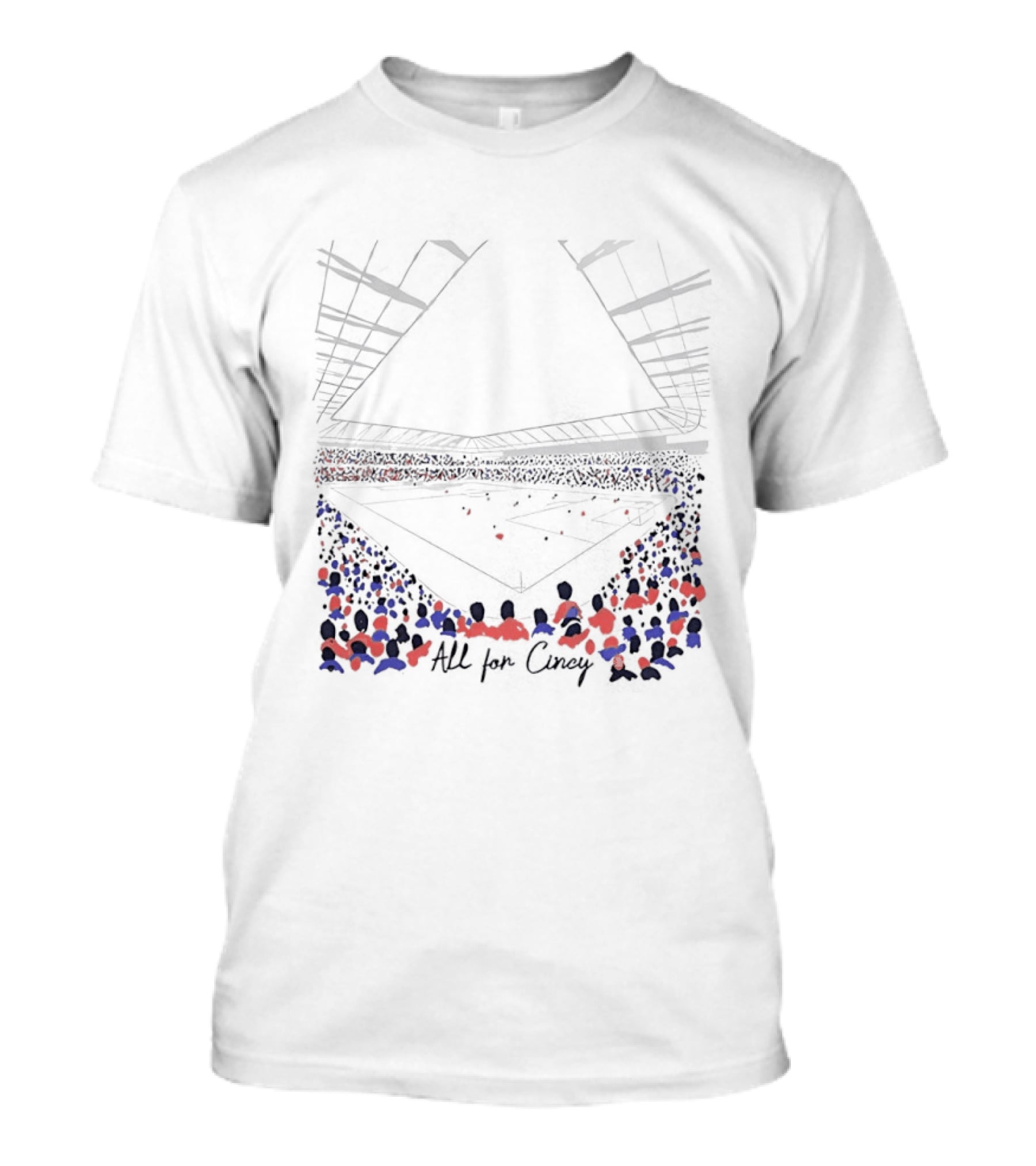 FCC All For Cincy Stadium Fan Celebration View T-Shirt