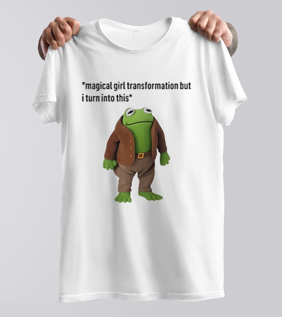 Frog And Toad Magical Girl Transformation Meme T-Shirt
