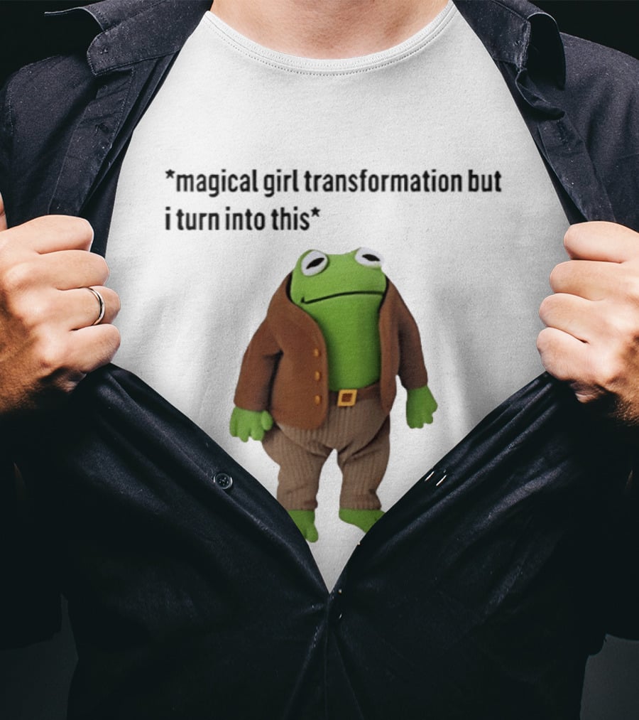 Frog And Toad Magical Girl Transformation Meme T-Shirt