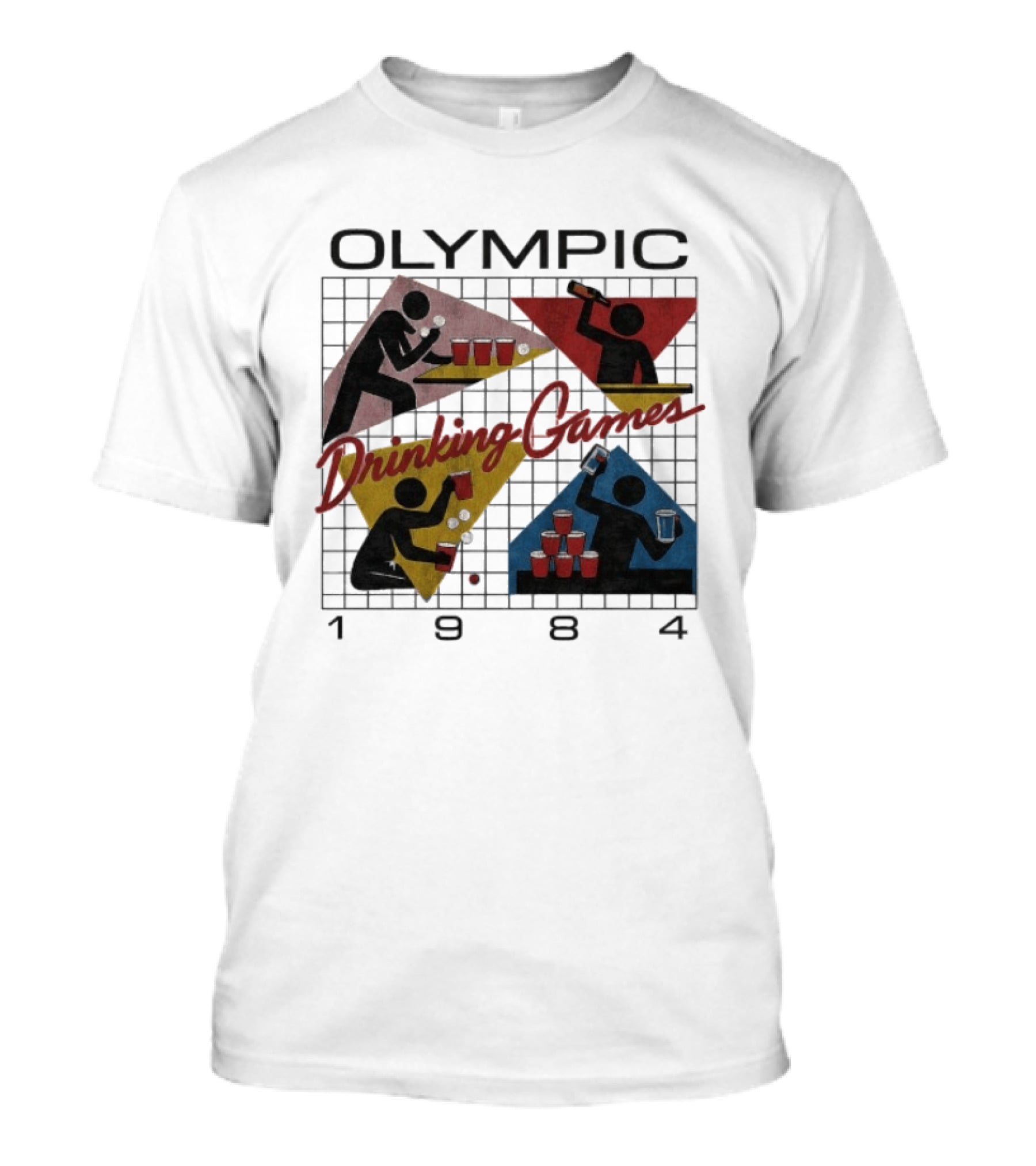 Olympic Drinking Games 1984 Beer Pong T-Shirt