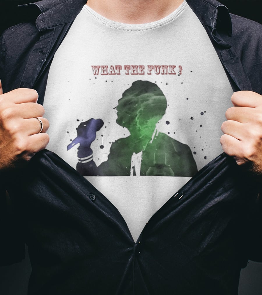 What The Funk Silhouette Microphone T-Shirt