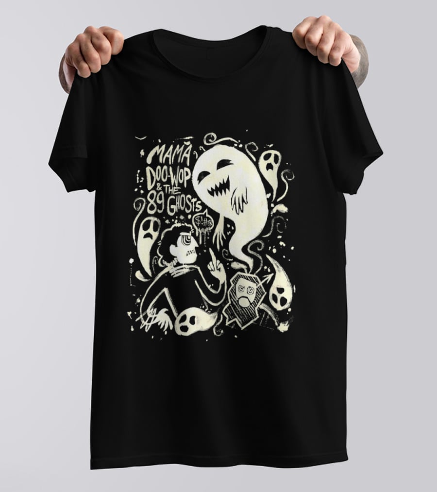 Mama Doo Wop And The 89 Ghosts Supernatural Illustrations T-Shirt