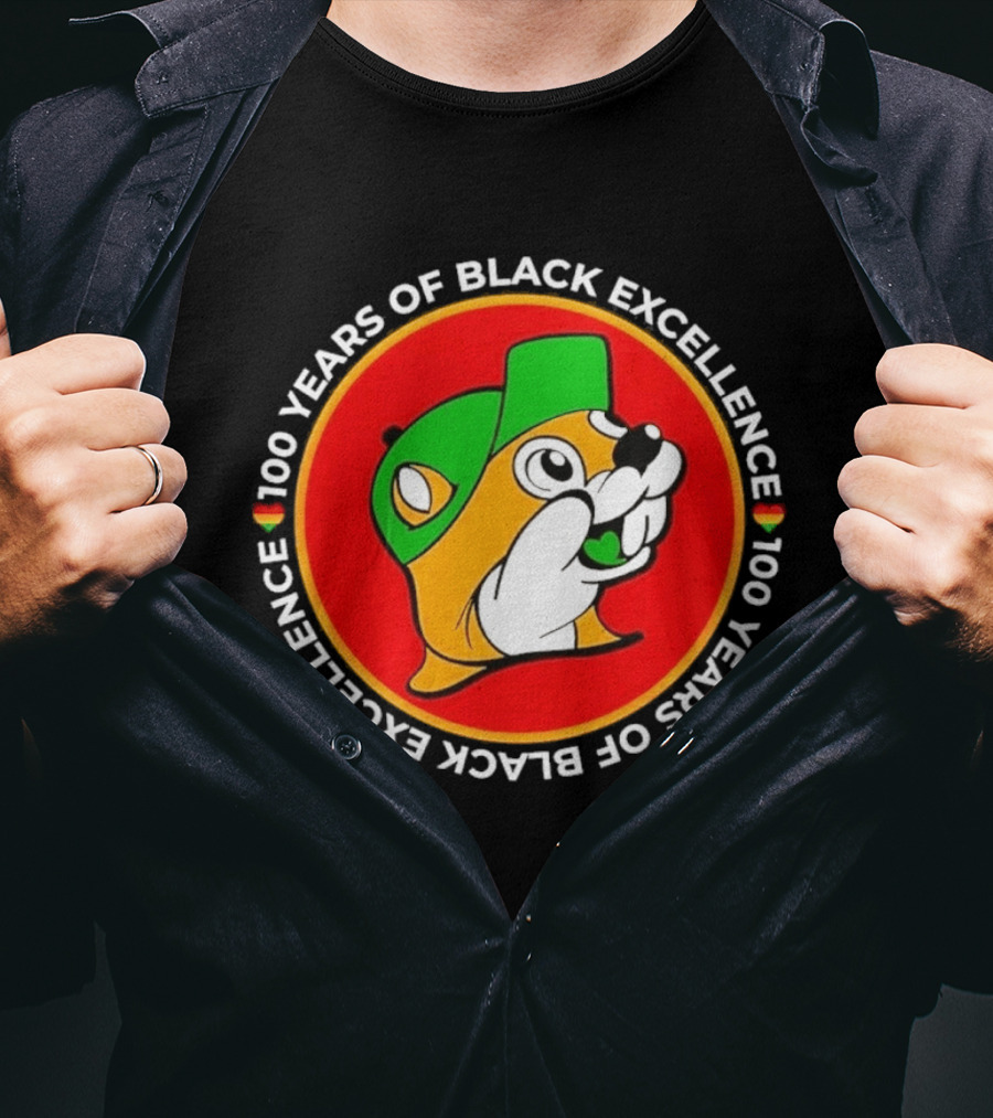 100 Years Of Black Excellence Buc Ee's Anniversary Celebration T-Shirt