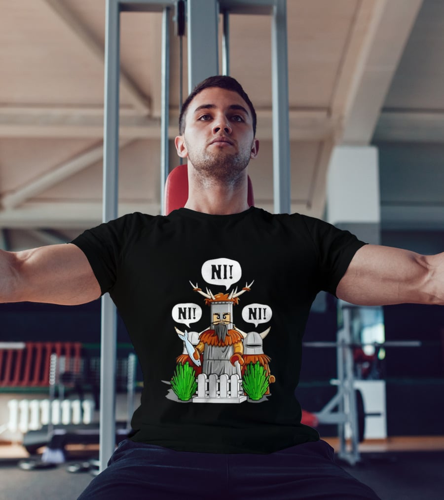 Viking Warrior Lego The Knights Of Ni NI! NI! NI! T-Shirt