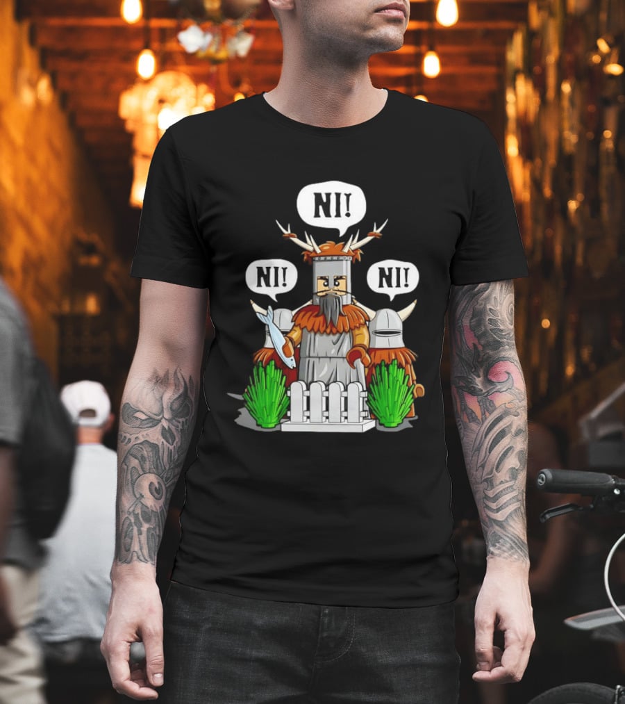 Viking Warrior Lego The Knights Of Ni NI! NI! NI! T-Shirt