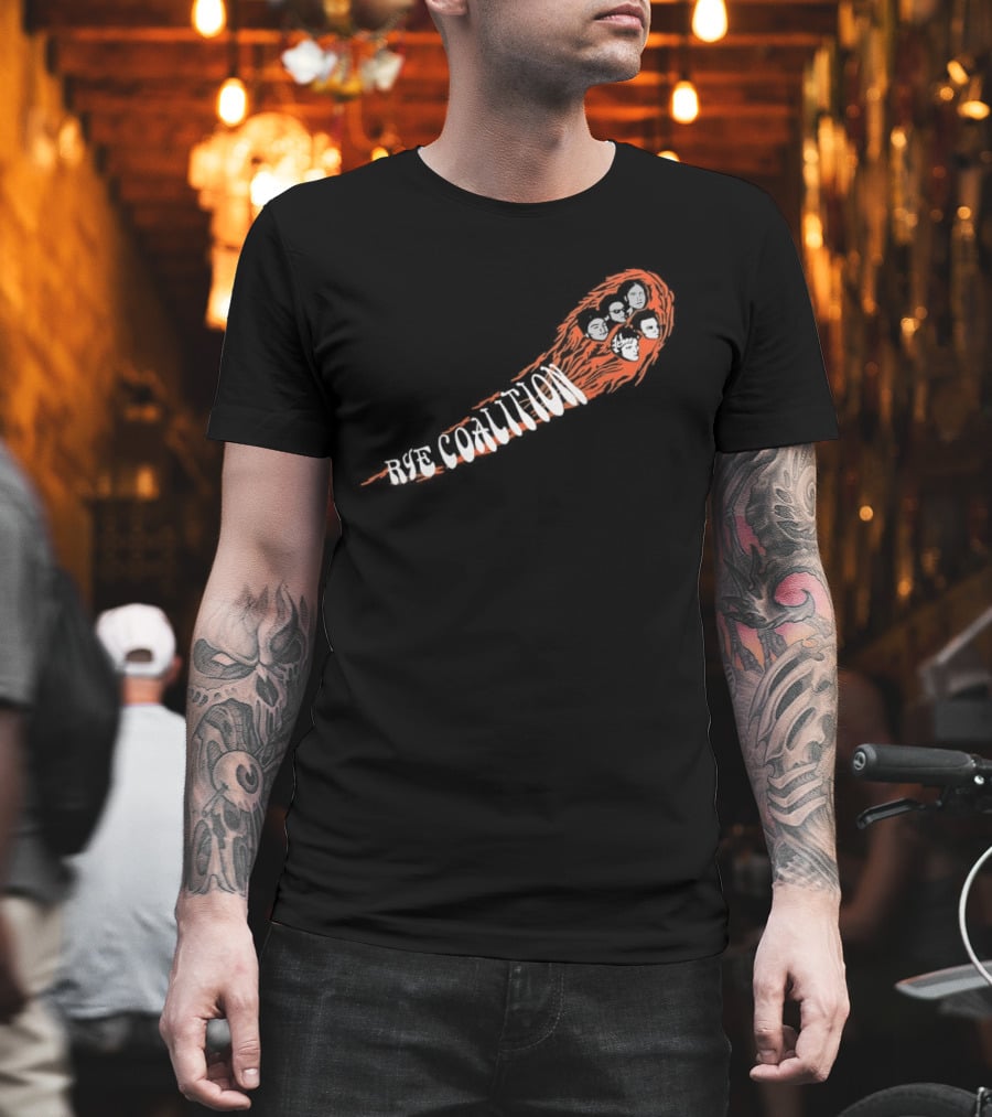 Rye Coalition Fireball Band Faces Comet T-Shirt