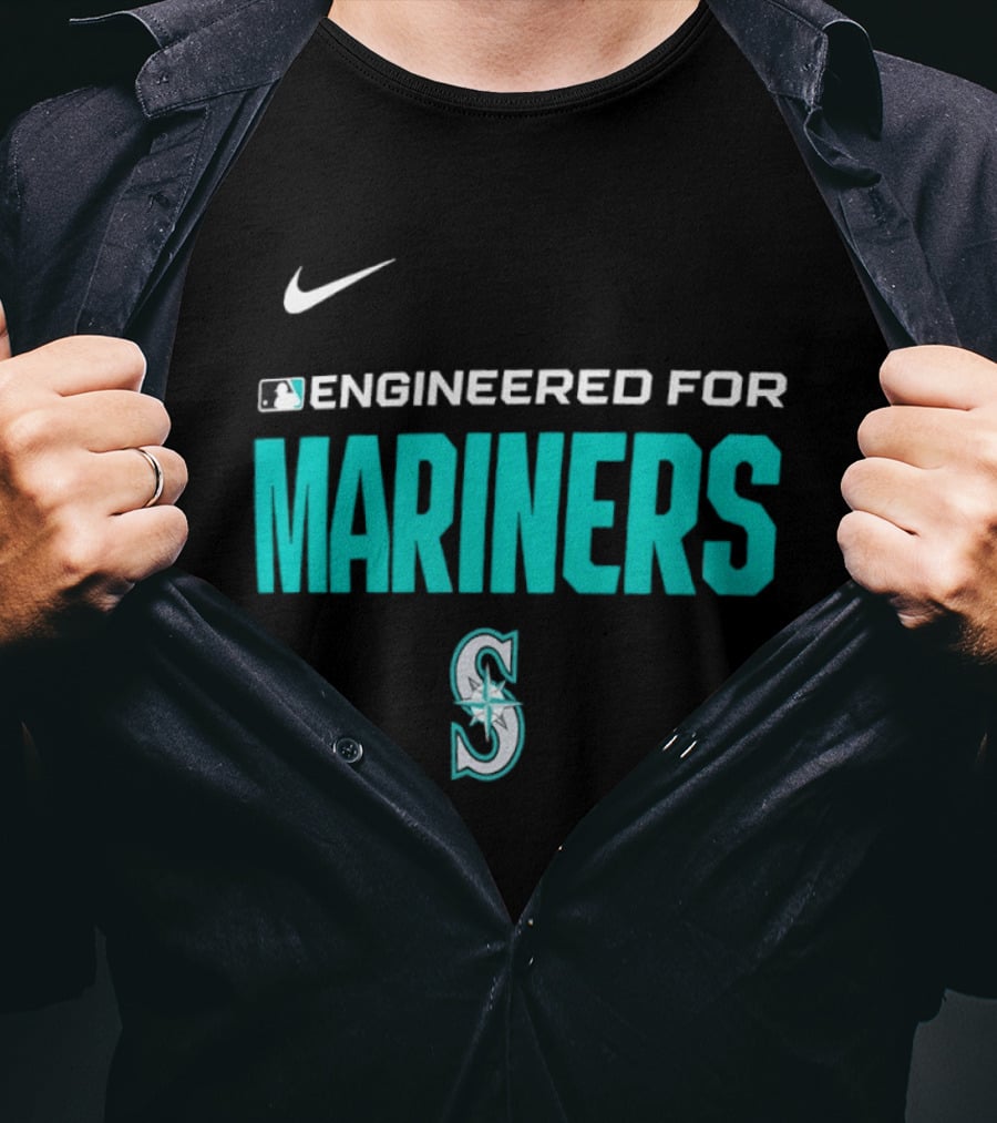 Nike MLB Engineered For Mariners Seattle Mariners S T-Shirt