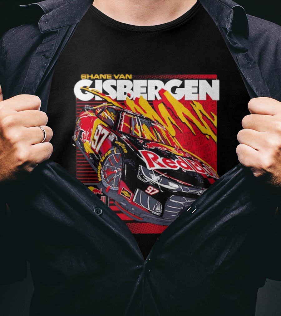 Shane Van Gisbergen No 97 Red Bull Chevrolet Camaro ZL1 Trackhouse NASCAR T-Shirt