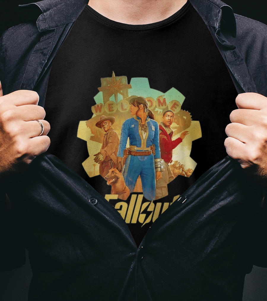 Fallout New Vegas Vault Dweller Welcome To New Vegas T-Shirt