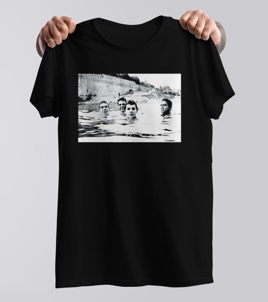 Slint Spiderland Album Cover Iconic Photo Black And White Band Image T-Shirt