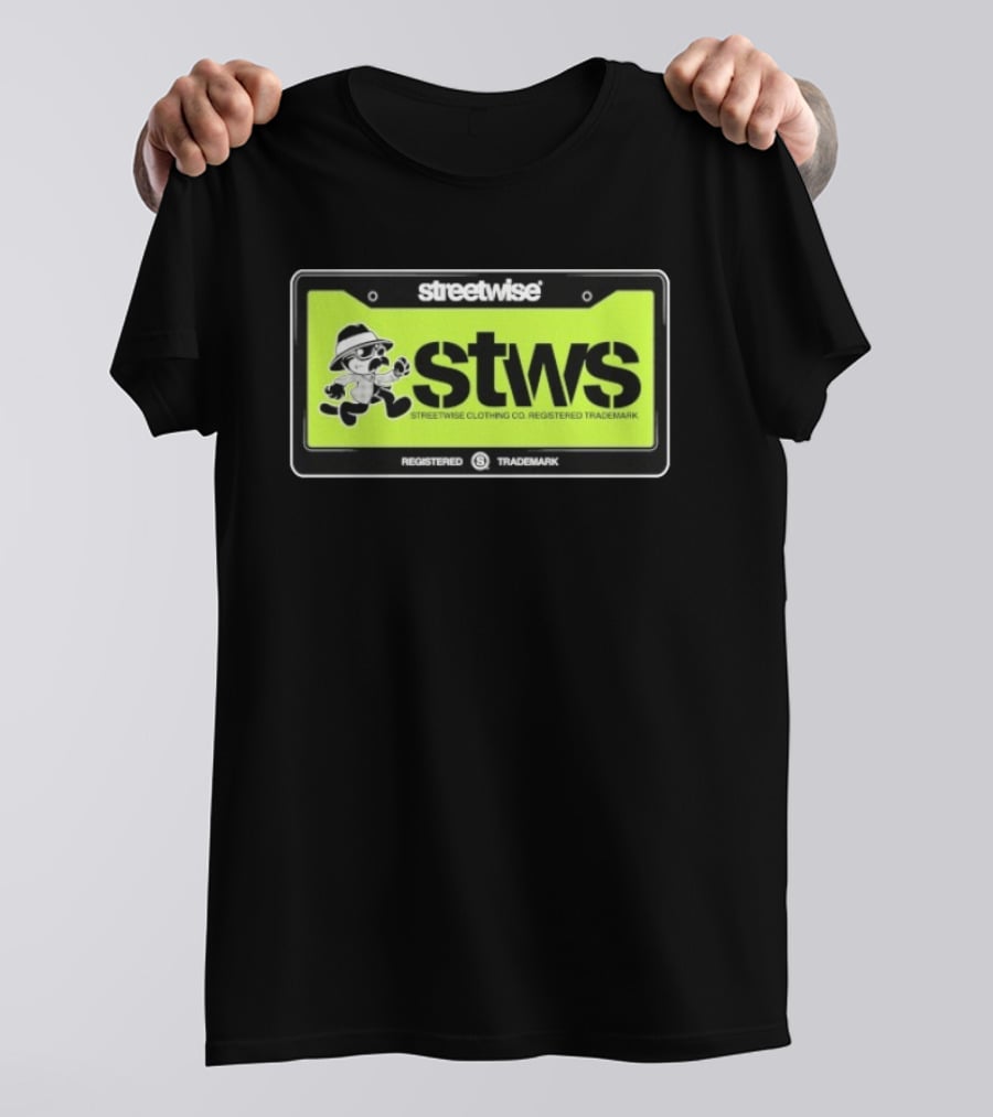Streetwise Clothing Co STWS Registered Trademark Cat T-Shirt