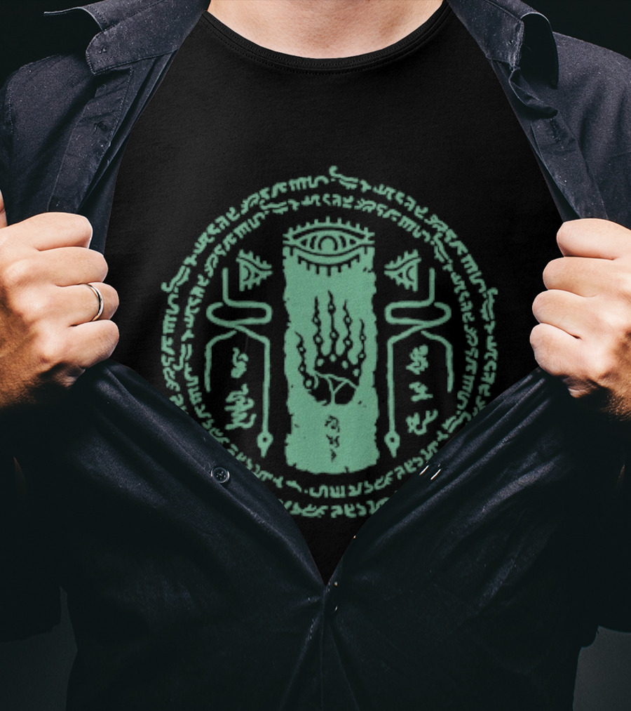 The Legend Of Zelda Tears Of The Kingdom Ancient Hylian Glyph Circle T-Shirt