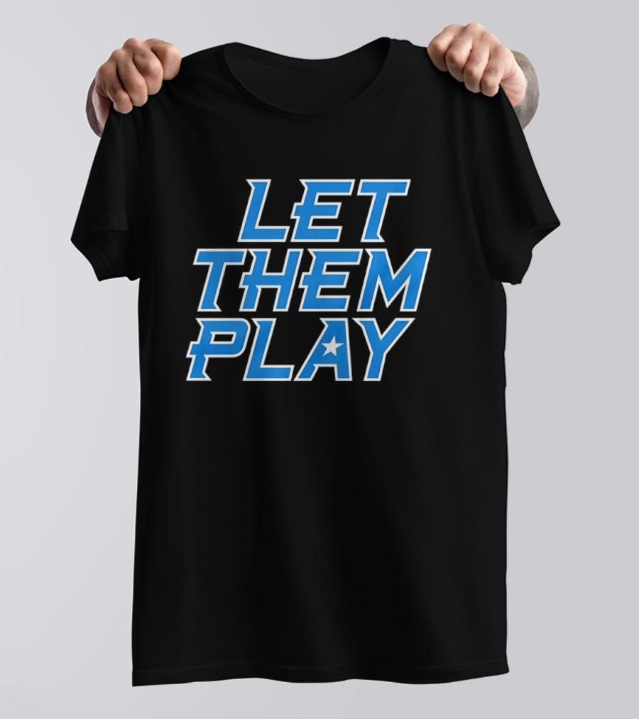Let Them Play Puerto Rico Star T-Shirt